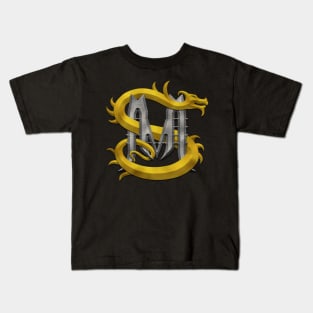 Sigil MS Swabcraft Dragon Gold and Silver Kids T-Shirt